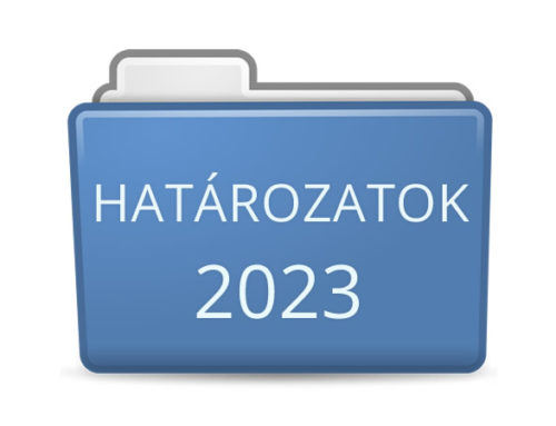 2023. évi határozatok