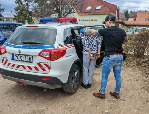 Rendőrségi letartóztatásra került sor