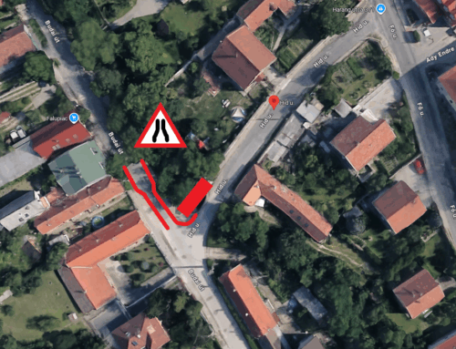 Tájékoztatás forgalmirend változásról