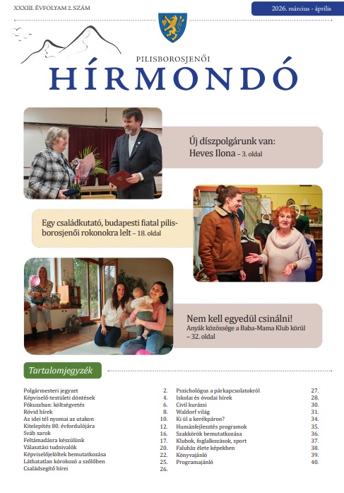 Hírmondó 2026. március - április