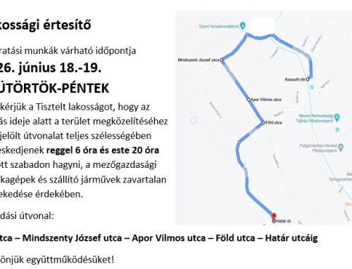 Aratási munkák a Határ utcában