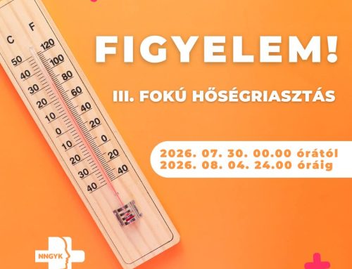 🌡️ Figyelem! Tartós hőség – vigyázzunk magunkra és egymásra!